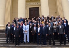 24 October 2017 Aleksandar Cotric at the meeting of the International Secretariat and Committee Chairpersons and Rapporteurs of the Inter-Parliamentary Assembly in Sochi